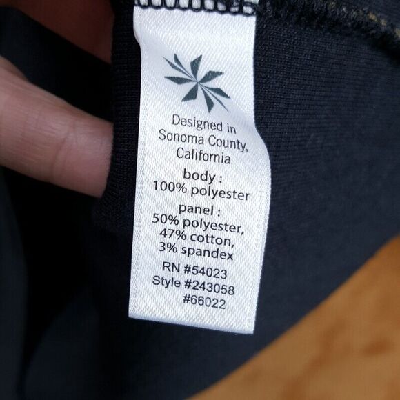 ATHLETA Sweatshirt Womens Medium Gray Fuse Colorblock Scuba Neoprene Thumbhole - Picture 5 of 9